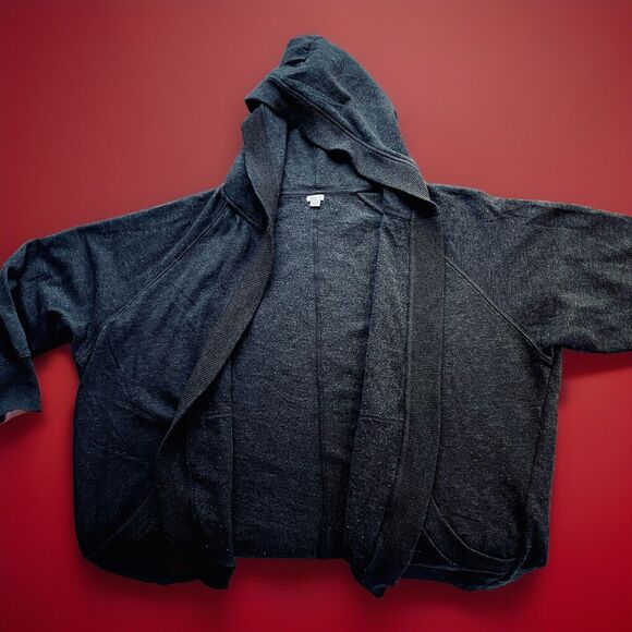 Aerie Women’s Cozy Black Cardigan Hoodie Size: M - Picture 14 of 16